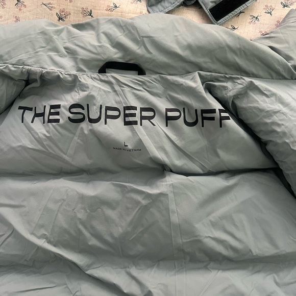 Aritzia Blue Puffer Vest (shorty) - Picture 2 of 4